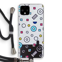 8-bit N°9: Pixel 4 Transparant Hoesje met koord