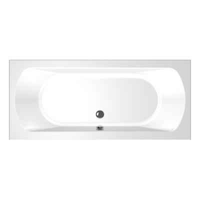Ligbad Xenz Lagoon | Inbouw | 170x75 cm | Incl.Badafvoer | Met overloop | Acryl | Glans wit