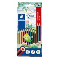 Kleurpotlood staedtler noris 185 set à 10+2 kl