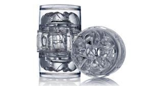 Fleshlight FLE167-WEISS masturbator voor mannen Transparant Silicone