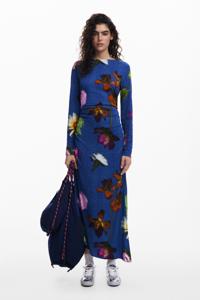 Asymmetrische midijurk - BLUE - XS