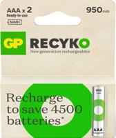 GP NiMH oplaadbare batterij AAA 950mA blister(2) - 3311420 GP NiMH oplaadbare batterij AAA 950mA blister(2) - 3311420