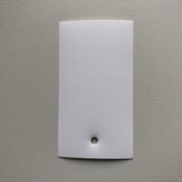 PVC-labels 50x90 mm wit 0,2 mm dik 1 gat