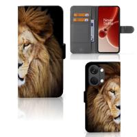 OnePlus Nord 3 | Telefoonhoesje | Met pasjeshouder | Leeuw