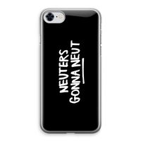 Neuters (zwart): iPhone 8 Transparant Hoesje