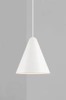 Hanglamp wit design &apos;Nono&apos; metaal driehoek 235mm DFTP