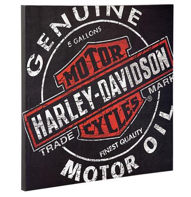 Harley-Davidson Oil Can Canvas Print