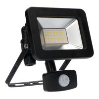 LED&apos;s Light Verstraler 2200 - Met licht- en bewegingssensor - Binnen & Buiten - 20W - Zwart
