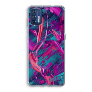 Pink Clouds: Motorola Moto G9 Plus Transparant Hoesje