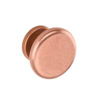 JNF Vaste knop schijf model 70 mm Brons