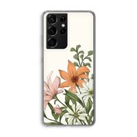 Floral bouquet: Samsung Galaxy S21 Ultra Transparant Hoesje