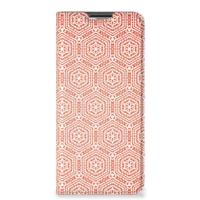 OPPO A54s | A16 | A16s | Hoesje met Magneet | Pattern Orange
