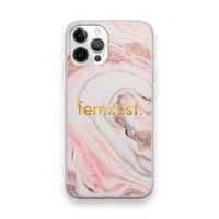 Feminist: iPhone 12 Pro Max Transparant Hoesje