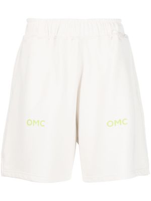 Omc short de sport à logo imprimé - Blanc