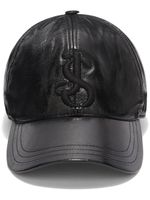 Jil Sander casquette à logo brodé - Noir