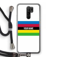 WK Wielrennen: Xiaomi Redmi 9 Transparant Hoesje met koord
