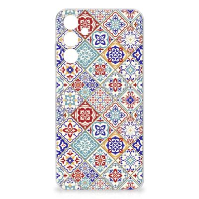 Samsung Galaxy A15 | TPU | Siliconen hoesje | Tiles Color Samsung Galaxy A15 | TPU | Siliconen hoesje | Tiles Color
