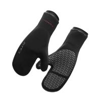Zone3 Active-Flex warmth swim mitts zwart/zilver/rood unisex