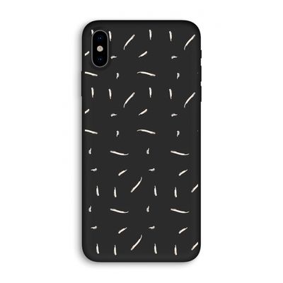 Hipster stripes: iPhone XS Biologisch afbreekbaar hoesje