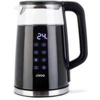 Digitale waterkoker - LIVOO - DOD198 - 2200 W - 1,7 L - Helder glas