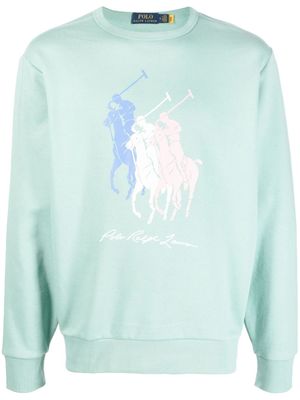 Polo Ralph Lauren sweat en coton à logo imprimé - Vert