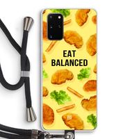 Eat Balanced: Samsung Galaxy S20 Plus Transparant Hoesje met koord