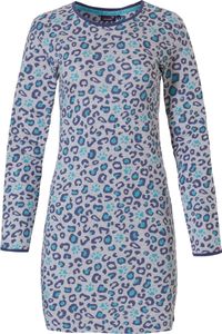 Blauw panterprint nachthemd Rebelle