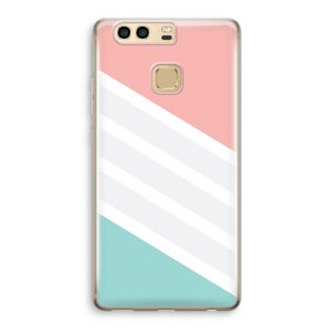 Strepen pastel: Huawei P9 Transparant Hoesje