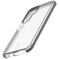 Cellularline TETRACGALS24T Backcover Samsung Samsung Galaxy S24 Transparant, Zwart Inductieve lading