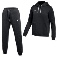 Nike Park 26 Fleece Pullover Hoodie Joggingpak Dames Zwart Wit