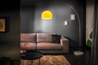 Uitschuifbare booglamp LOUNGE DEAL 175-205cm Oranje marmeren voet vloerlamp - 20747