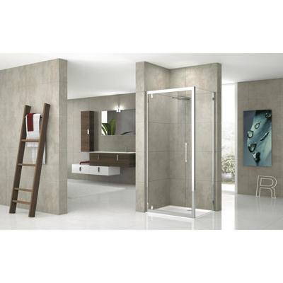 Novellini Rose G draaideur 90/96x200cm mat-chroom profiel en helder glas ROSEG901B