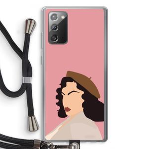 Confidence: Samsung Galaxy Note 20 / Note 20 5G Transparant Hoesje met koord