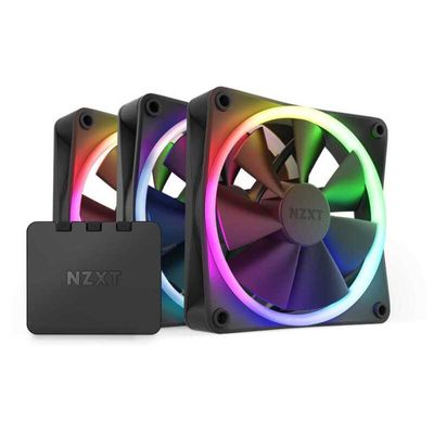 F120 RGB Triple Pack Computer behuizing Ventilator 12 cm Zwart 3 stuk(s)