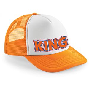 Koningsdag oranje pet - king - voor volwassenen