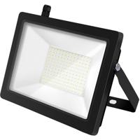 LED Bouwlamp 100W Schijnwerper - Koud Wit 6400K - IP65 Waterdicht - Zwart