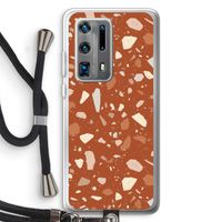 Terrazzo N°22: Huawei P40 Pro Plus Transparant Hoesje met koord