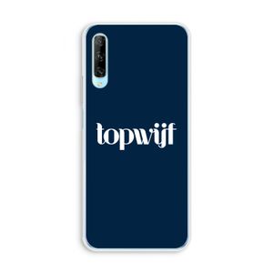Topwijf Navy: Huawei P Smart Pro Transparant Hoesje
