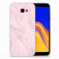 Samsung Galaxy J4 Plus (2018) | TPU | Siliconen hoesje | Marble Pink - Origineel Cadeau Vriendin