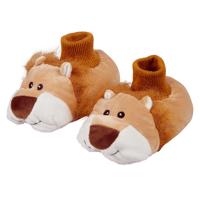 Apollo Dieren sloffen/pantoffels leeuw - peuters - Pluche dierensloffen leeuwenkop