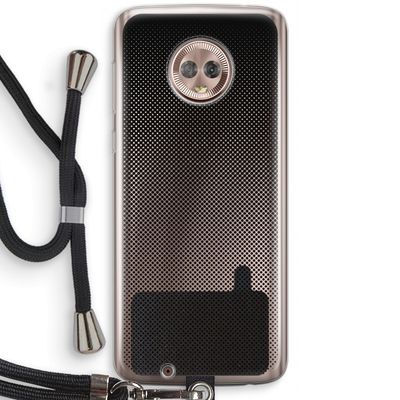 Musketon Halftone: Motorola Moto G6 Transparant Hoesje met koord