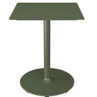 Houe Pico tuintafel 60x60 Olive green, rond onderstel