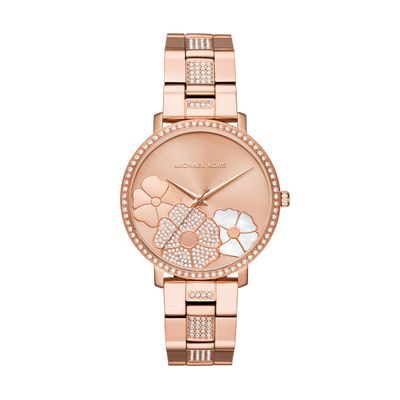 Horlogeband Michael Kors MK3865 Staal Rosé 18mm