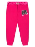 Marni Kids pantalon de jogging à logo embossé - Rose - thumbnail