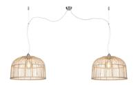 Hanglamp Borneo Bamboe naturel 2L - L