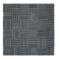 Stabigo Parquet VH 1x4.8 Light Grey mozaiek 30x30 cm grijs mat