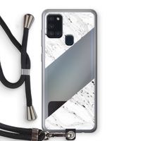 Biggest stripe: Samsung Galaxy A21s Transparant Hoesje met koord
