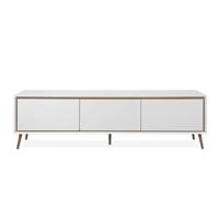 Calicosy - TV-Meubel Arona - 175 cm - Zwart - Wit