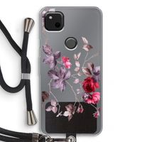 Mooie bloemen: Pixel 4a Transparant Hoesje met koord