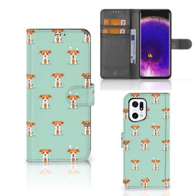 OPPO Find X5 Pro | Telefoonhoesje | Met pasjeshouder | Pups OPPO Find X5 Pro | Telefoonhoesje | Met pasjeshouder | Pups